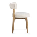 Nikita - Fabric Dining Chair - Cream