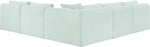 Shaggy - 5 Piece Modular Corner Armless Sectional