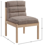 Eloura - Linen Textured Fabric Upholstered Dining Chair (Set of 2)