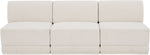 Ollie - 3 Seat Armless Modular Sofa