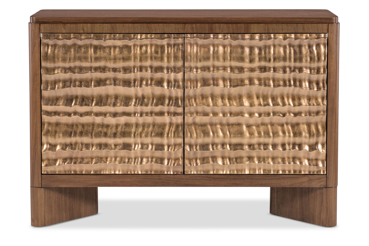 Eleana - Two Door Chest - Medium Wood / Light Brown