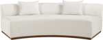 Avanti - 104" Chenille Fabric Upholstered Sofa
