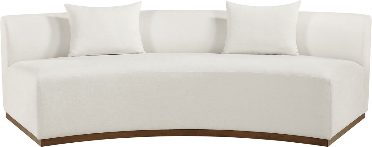 Avanti - 104" Chenille Fabric Upholstered Sofa