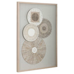 Braided Cirque - Shadow Box - Brown / White / Woodtone