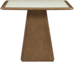 Atrium - Glass Top And Wood Base Dining Table