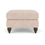 Moxy - Fabric Ottoman, Round Turned Legs
