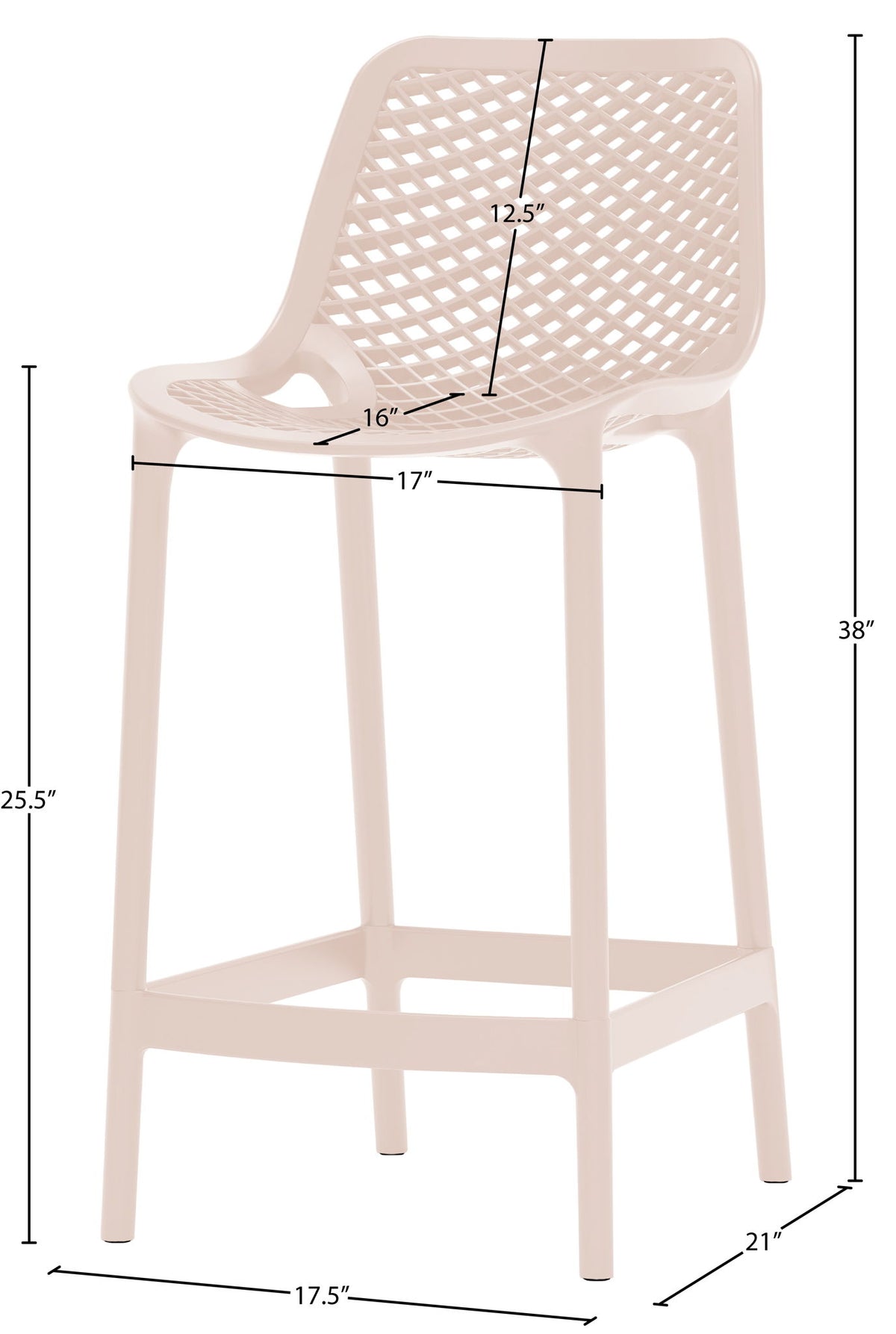 Mykonos - Outdoor Patio Stool (Set of 2)