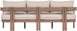 Newport - Water Resistant Fabric 86.75" Upholstered Outdoor Patio Sofa