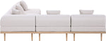 Laguna - 5 Piece 106.5" Upholstered Outdoor Patio Modular Sectional