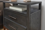 Waterfall - Nightstand - Deep Ebony