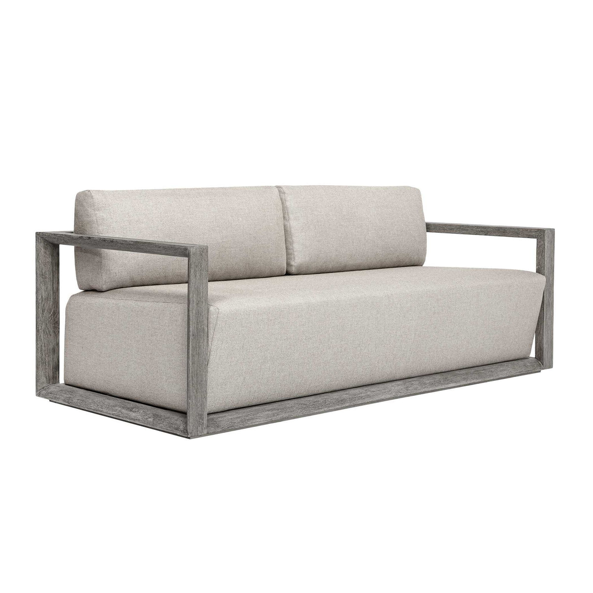 Remsen - Outdoor Sofa - Weathered Gray / Dove