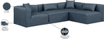 Cube - 4 Piece Modular Corner Sectional