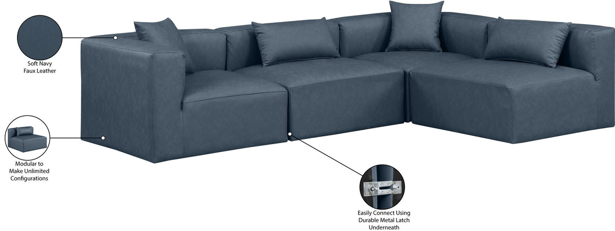 Cube - 4 Piece Modular Corner Sectional