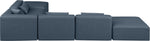 Cube - 6 Piece Modular Corner Armless Sectional