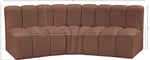Arc - Faux Leather 3 Piece Modular Corner Sofa