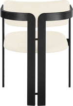 Aurum - Vegan Leather Upholstered Dining Chair With Graphite Black Base (Set of 2)