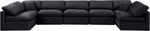 Indulge - Velvet 7 Piece Modular U-Shaped Sectional