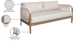 Maui - Water Resistant Outdoor Patio Loveseat