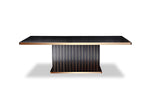 Talin Modern Black Crocodile & Rosegold Dining Table by VIG Furniture - View 2