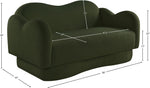Bloom - Teddy Fabric Loveseat