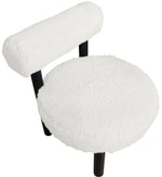 Ambre - Vegan Shearling Fabric Upholstered Accent Chair