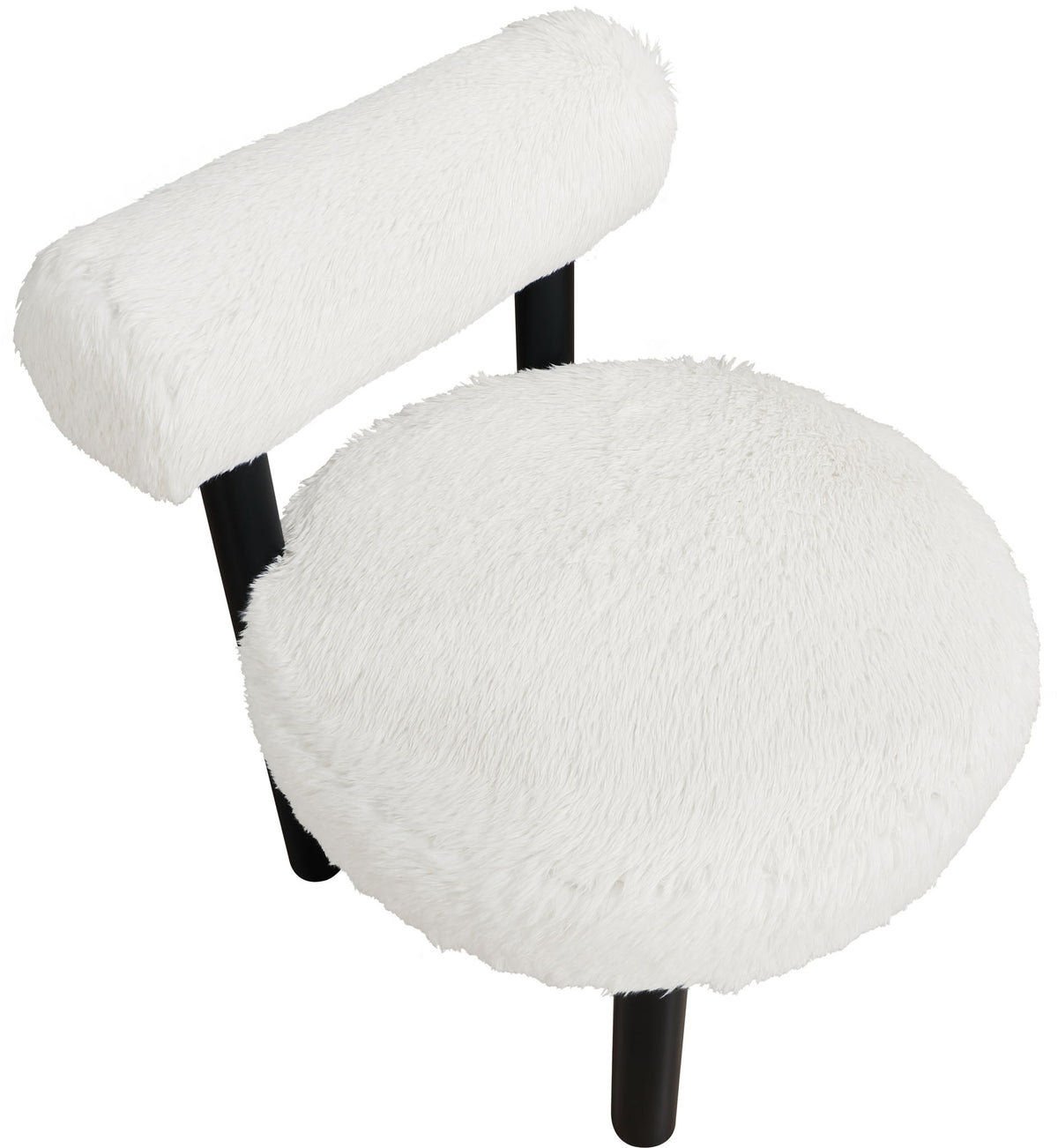 Ambre - Vegan Shearling Fabric Upholstered Accent Chair