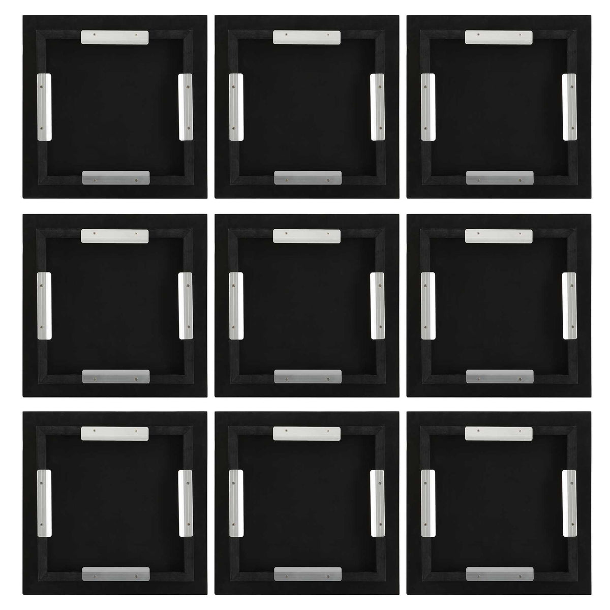 New Wisdom - Framed Canvases (Set of 9) - Beige / Light Brown