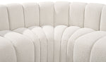 Arc - Boucle Fabric 3 Piece Modular U-Shaped Sofa
