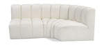 Arc - Faux Leather 3 Piece Sofa