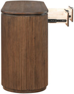 Astrid - Solid Wood And Oak Veneer Desk