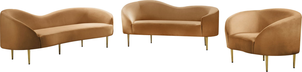 Ritz - Loveseat - Saddle
