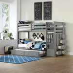 Allentown - Bunk Bed w/Storage Ladder & Trundle