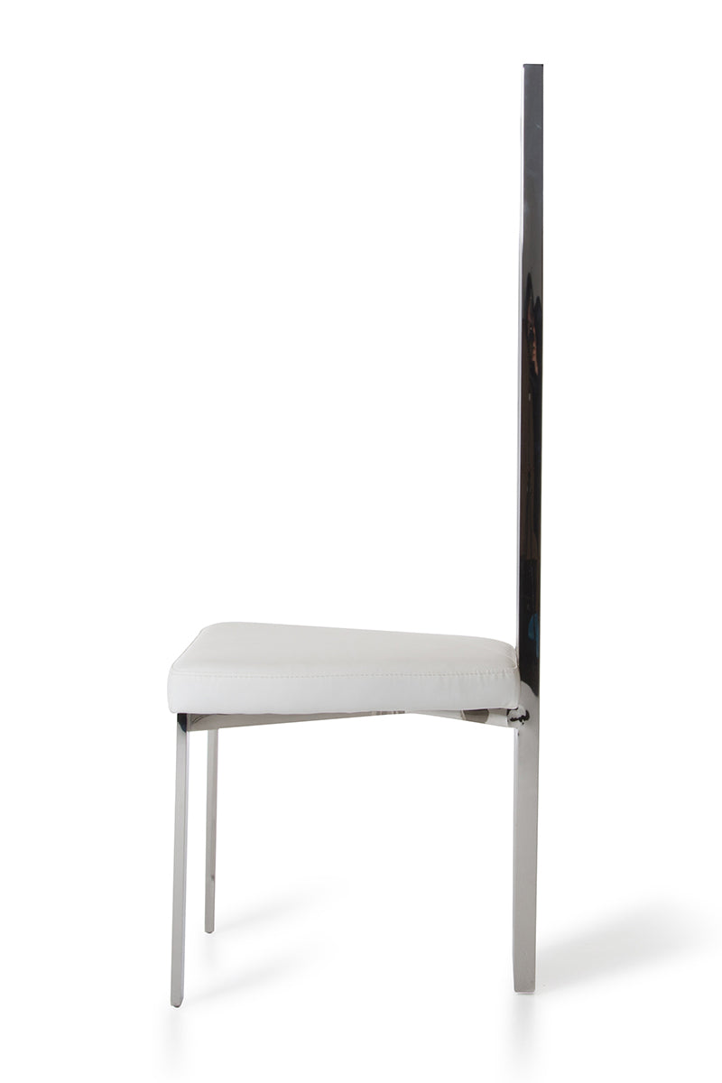 Elise Modern White Leatherette Dining Chair by VIG Furniture - View 4