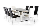 Courtland Modern Stainless Steel Dining Table by VIG Furniture - View 5