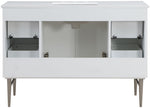 Modernist - Bathroom Vanity With Chrome Legs