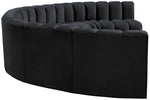 Arc - Velvet 8 Piece U-Shaped Modular Sofa