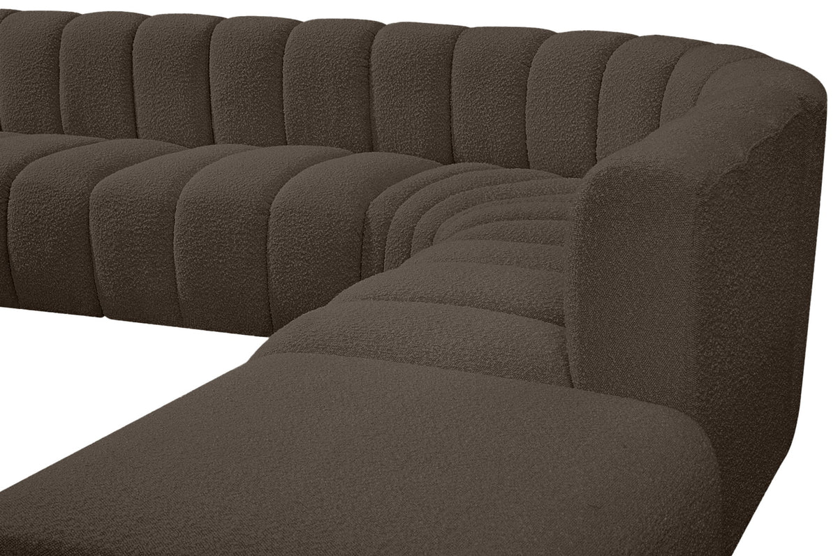 Arc - Boucle Fabric Modular Sectional