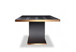 Talin Modern Black Crocodile & Rosegold Dining Table by VIG Furniture - View 3