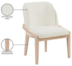 Navo - Faux Leather Upholstered Dining Chair - Natural Base