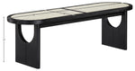 Canovia - Solid Wood And Faux Cane Bench