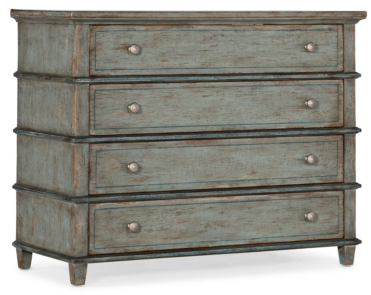 Alfresco - Costiere Chest - Light Blue / Light Brown