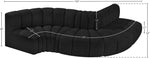 Arc - Boucle Fabric 5 Piece Modular Sofa