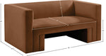 Henson - Loveseat - Saddle