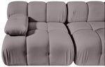 Orin - Velvet Performance Fabric Upholstered 2 Piece Modular Sofa