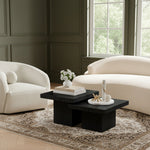 Spencer - 15" Oak Veneer 2 Piece Coffee Table