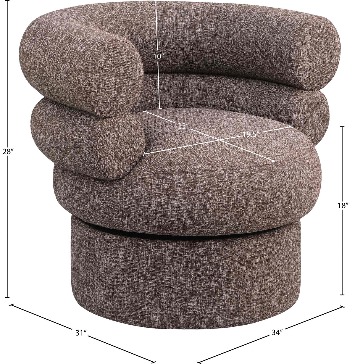 Valentina - Accent Swivel Chair