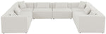 Cube - Linen 8 Piece Modular Sectional