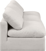 Indulge - Linen 3 Seat Modular Armless Sofa
