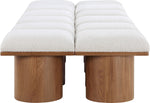 Pavilion - 12 Piece Modular Bench With Brown Base
