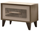 ArredoAmbra - Nightstand - Light Brown / Beige